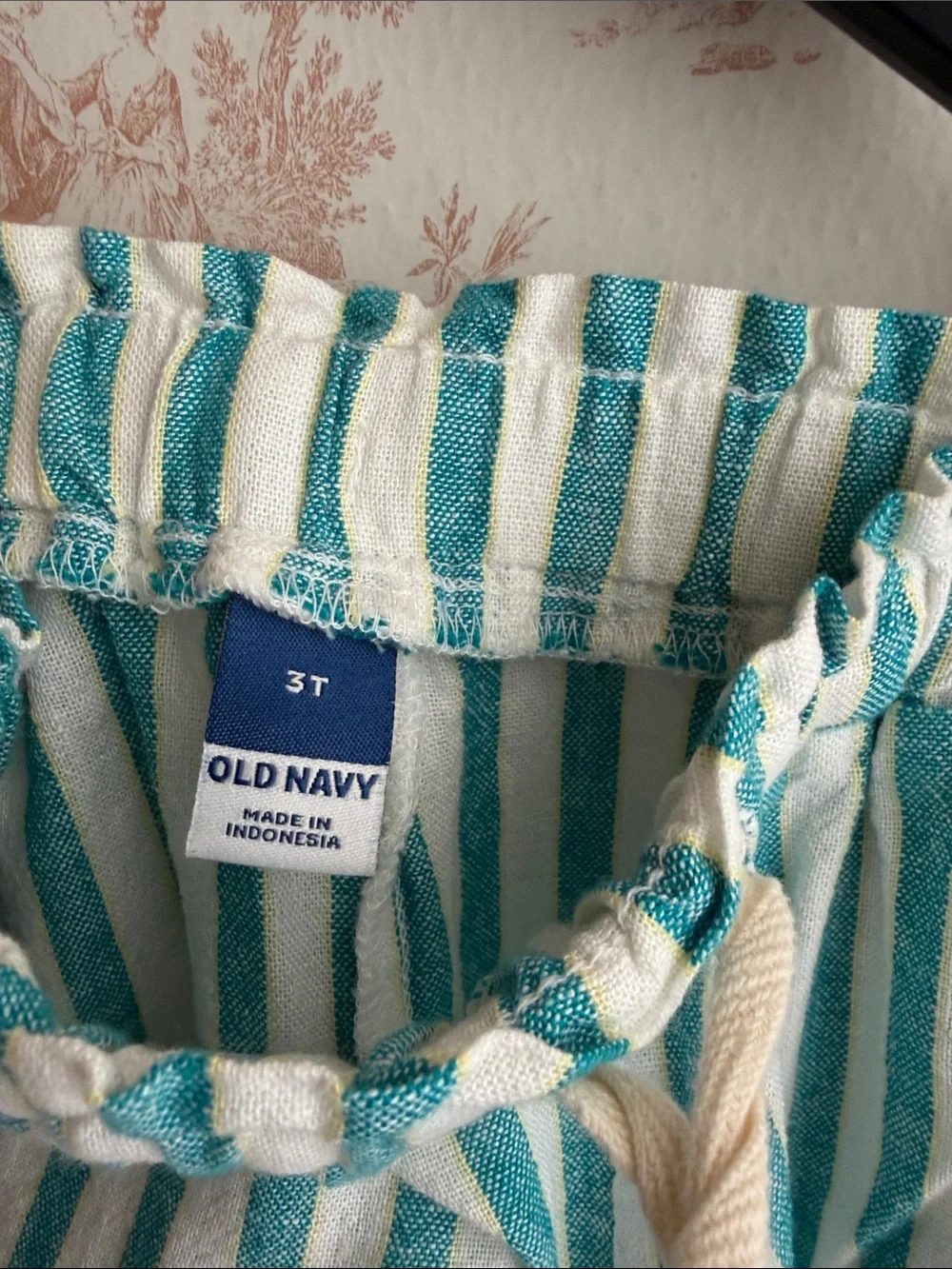 Old Navy Teal and White Striped Girls' Matching Set